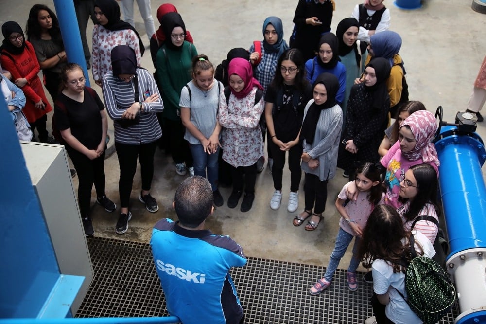 SASKİ tesisleri misafirlerini ağırlamaya devam ediyor 