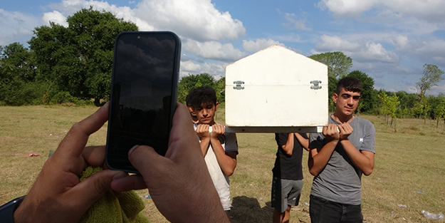 Şaşkına çeviren ilan! Sahibinden satılık az kullanılmış tabut
