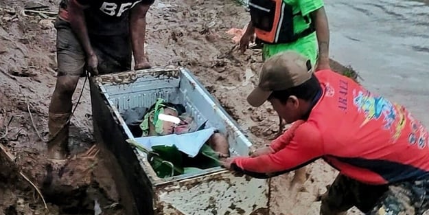 Heyelandan buzdolabının içine saklanarak kurtuldu! İlk sözü bakın ne oldu