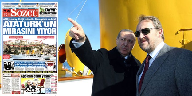 Savarona kurtuldu, onlar rahatsız oldu!