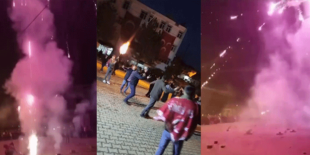 Savaş alanı gibi! Asker eğlencesinden skandal görüntüler