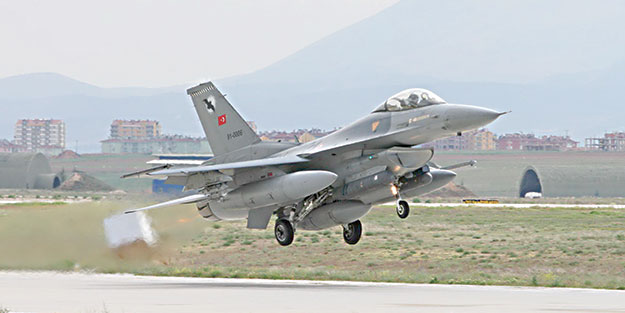 Savaş uçakları Ankara dışına taşındı