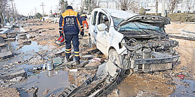 Savaş alanına döndü