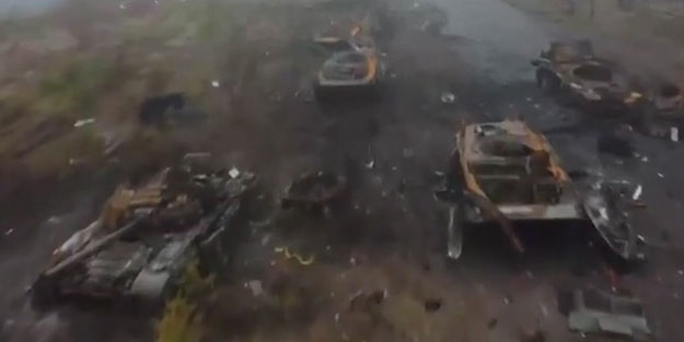 Savaşın acı yüzü böyle görüntülendi