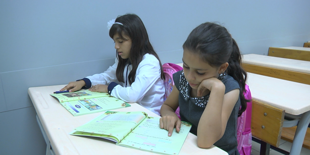 Savaşın çocukları da ders başı yaptı