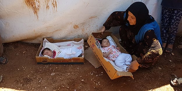 Savaşın gölgesindeki bebekler için beşik kampanyası