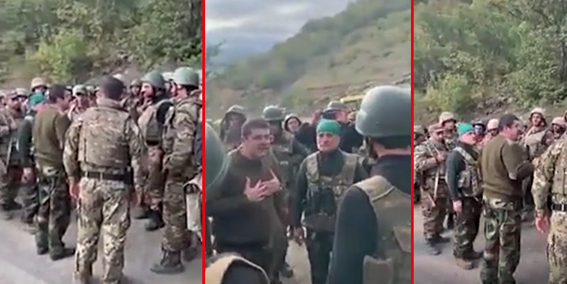 Bir ülkenin utanç görüntüsü! Askerlere yalvardı