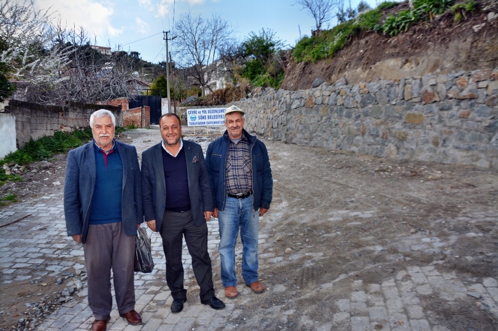 Savuca’da toprak kayması sorunu Söke Belediyesi tarafından çözüldü 