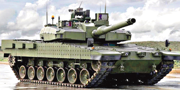 Savunmaya yerli tank Altay takviyesi