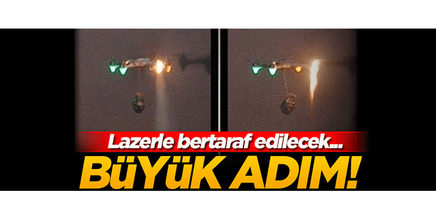 Savunmada dev hamle! Lazerle vurdu...