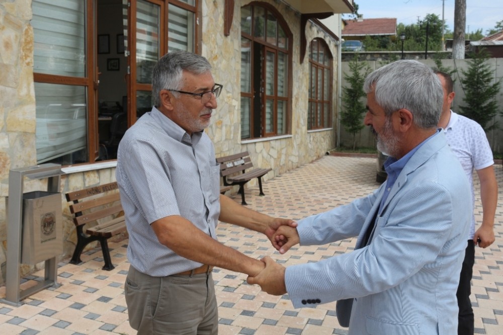 Sazak’tan Bozkurt’a hayırlı olsun ziyareti 