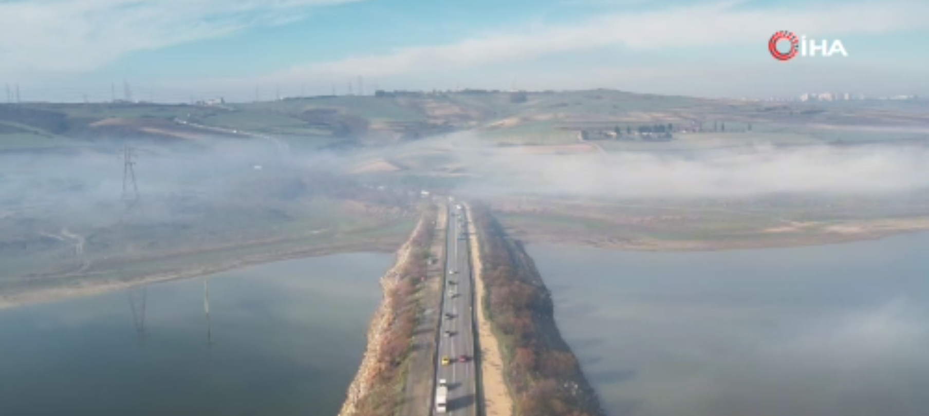 Sazlıdere’den sis manzaraları