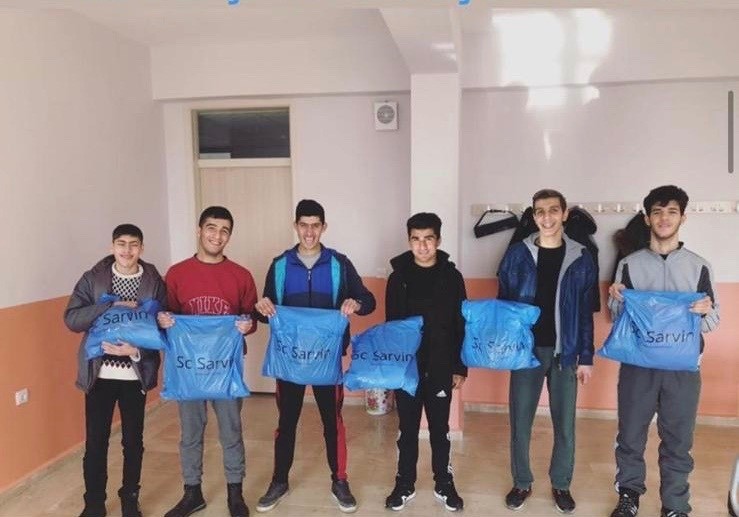 SC Sarvin’den Siirt Rehabilitasyon Merkezine yardım 