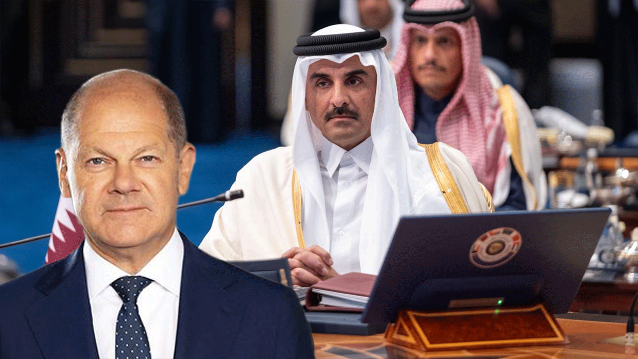 Scholz ve Al Sani’den kritik görüşme! Orta Doğu’daki gelişmeler masaya yatırıldı