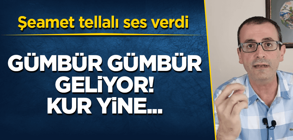 Şeamet tellalı Zelyut bildiğiniz gibi! Türkiye'de kur yine…