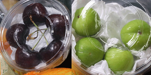 Sebebi ne enflasyon ne kur! 4 erik 48 TL, 5 kiraz 75 TL