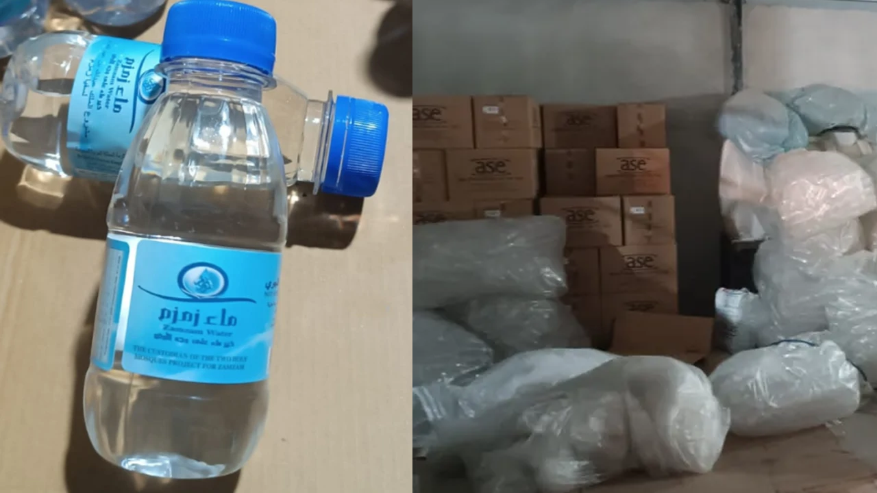 Sebze diye pestisit zemzem diye çeşme suyu içiyoruz! Adana'da 15 bin litre sahte zemzem ürettiler