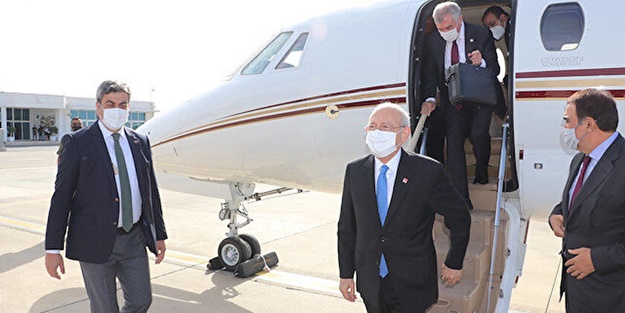 Şecaat arzederlerken özel uçaklarını ifşa ediyorlar!