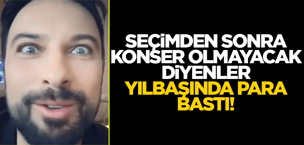 'Seçimden sonra konserler yasaklanacak' edebiyatı yapanlara bakın... Bir gecede para bastılar!