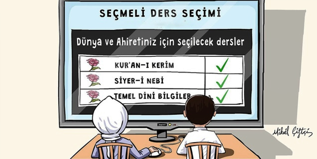 Seçmeli derslerde süreç devam ediyor