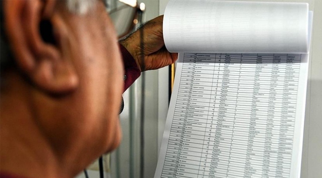 Seçmen listeleri bugün askıdan iniyor