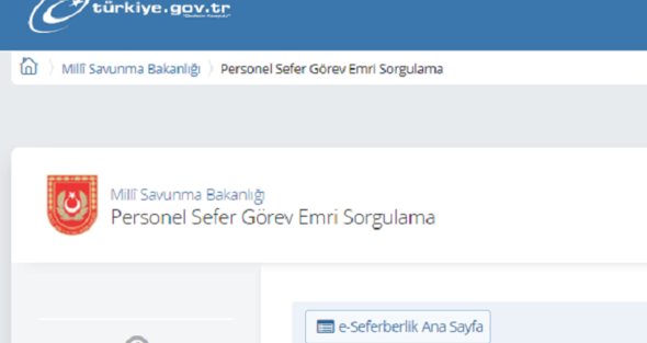 Sefer görev emri nasıl sorgulanır?