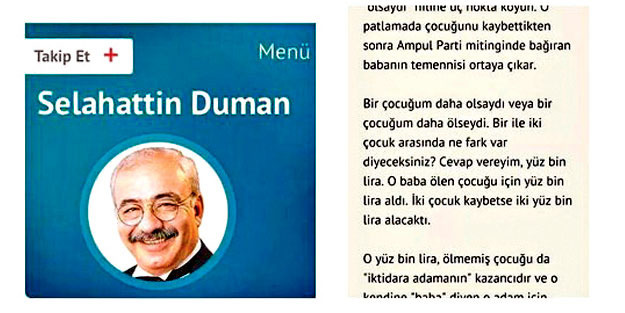 Şehide hakarete hem beraat hem ödül