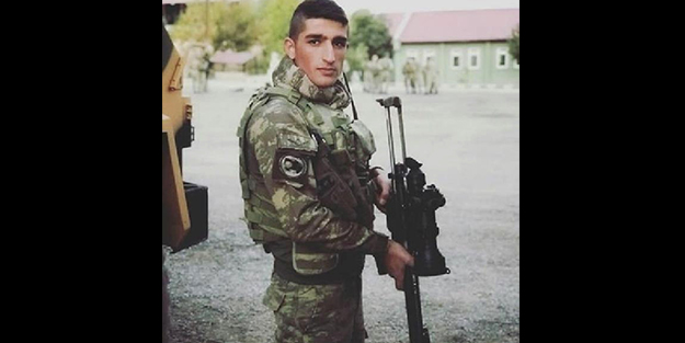 Hakkari şehidimizin ateşi Van'a düştü