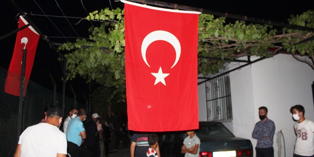 Şehidin acı haberi baba evine ulaştı
