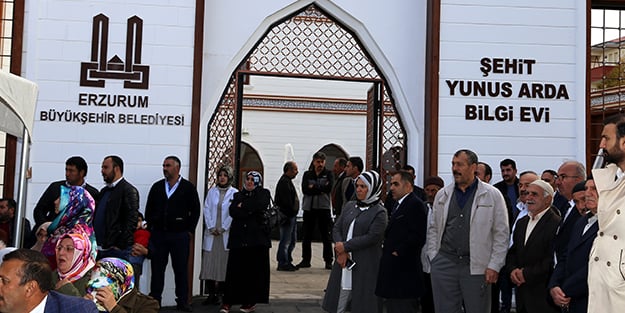 Şehidin adı mahallesinde yaptırılan bilgi evinde yaşatılacak