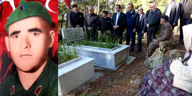 Şehidin adı mezun olduğu okula 34 yıl sonra verildi