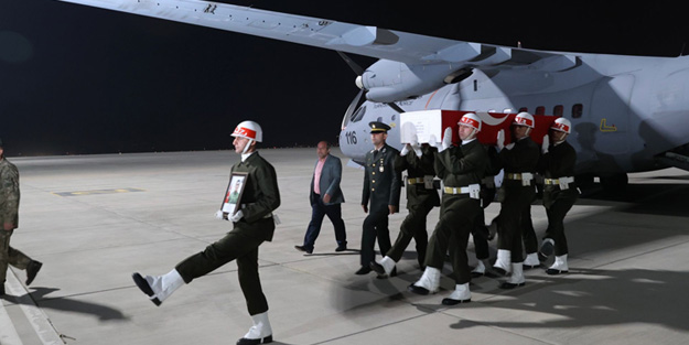 Şehidin cenazesi memleketine getirildi