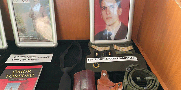 Şehirde bir ilk! Şehitlerden geriye kalanlar müzesi