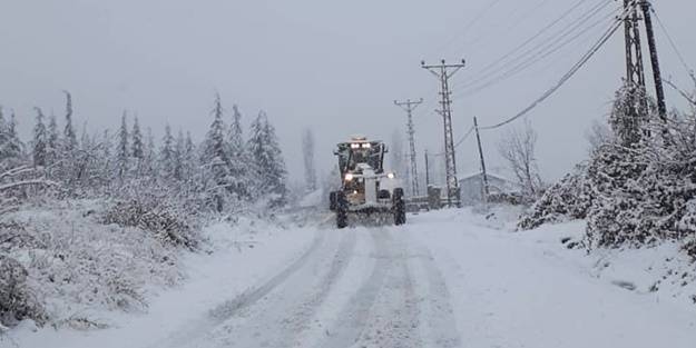 Şehirde kar yağışı!