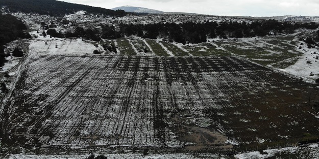 Şehirde Nisan ayında kar sürprizi