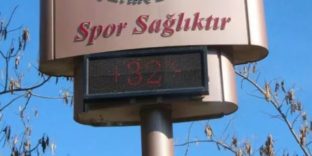 Şehirde termometreler 32 dereceyi gösterdi