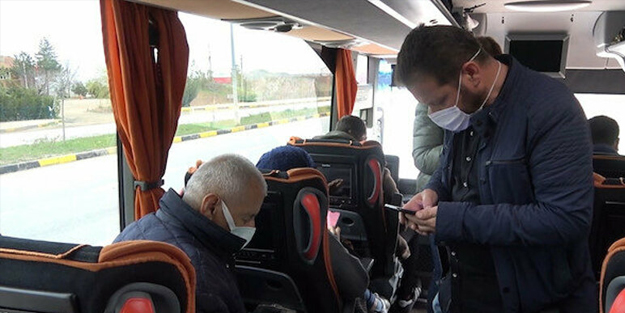 Şehirler arası otobüste akılalmaz olay: Şoför apar topar yurda götürüldü