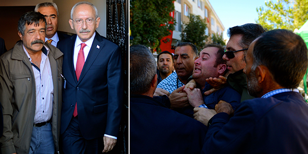 Şehit ailesini ziyaret eden Kılıçdaroğlu neye uğradığını şaşırdı... Şehit yakını tepki gösterdi