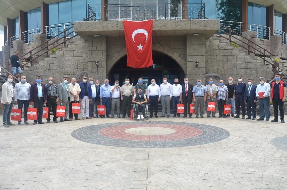 Şehit babaları için anlamlı gün 