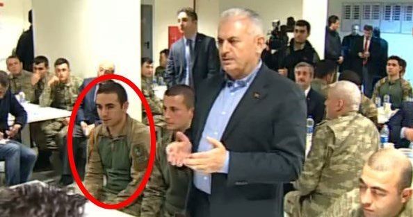 Şehit, Başbakan'la aynı sofrada oturmuştu