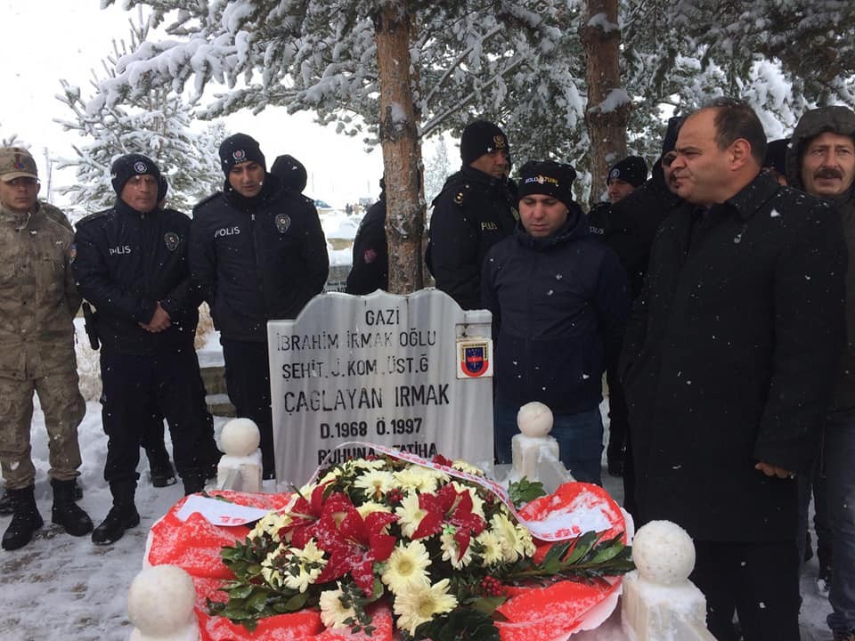Şehit Çağlayan Irmak, şehadetinin 23. seneyi devriyesinde yad edildi 