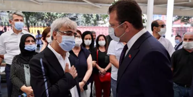 Şehit cenazelerinde gözükmeyen İmamoğlu, HDP'li isme taziyeye gitti
