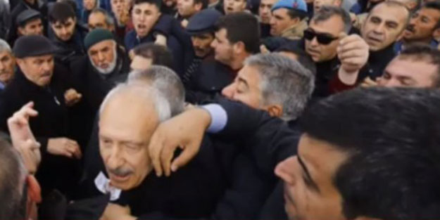 Şehit cenazesinde Kılıçdaroğlu'na saldırı