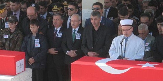 Şehit cenazesinde Kılıçdaroğlu'na şok