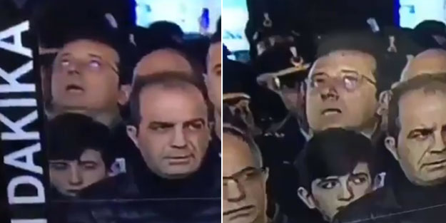 Şehit cenazesine katılan İmamoğlu'ndan olay görüntü!