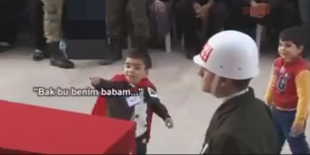 Şehit çocuğunun yürek titreten sözleri...