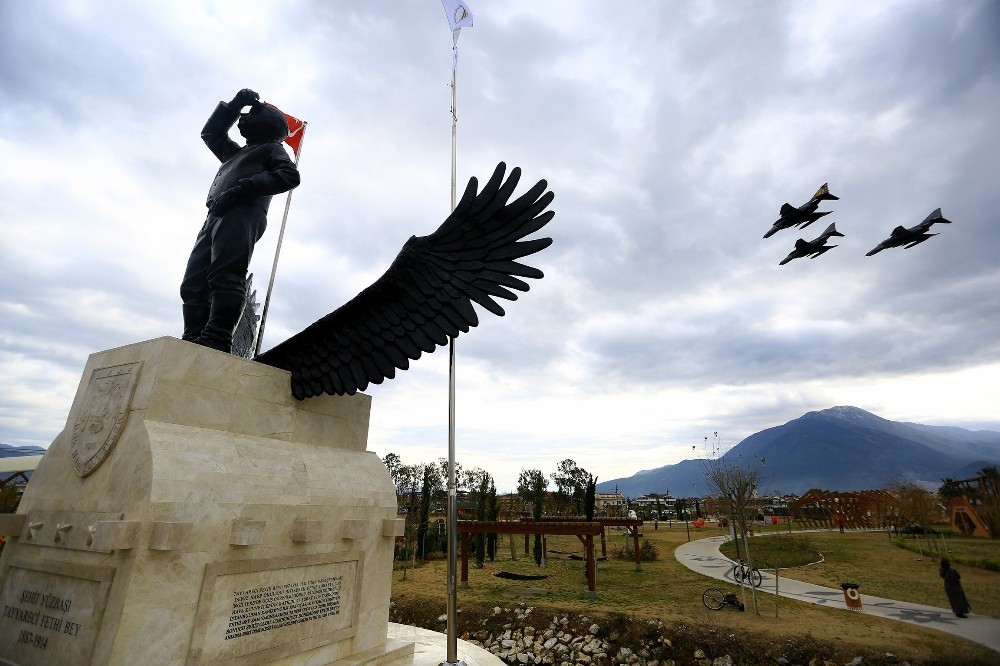 Şehit Fethi Bey ölümünün 106. yılında Fethiye’de anıldı 