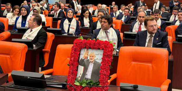 Şehit Heniye unutulmadı! TBMM’de ümmetin umudu Türkiye’ye yakışan tablo