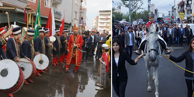 Şehit oğlu Abdülhamit'e mehter takımlı sünnet düğünü... 'Babamın hayaliydi'