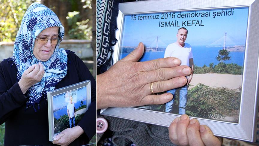 Şehit oğluyla gurur duyuyor